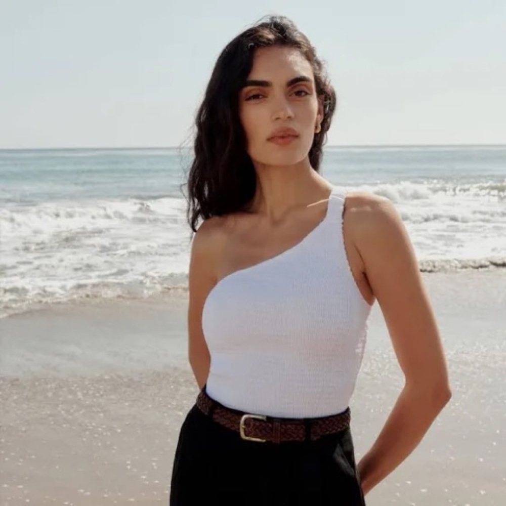 Reformation HOLLY LINEN TOP